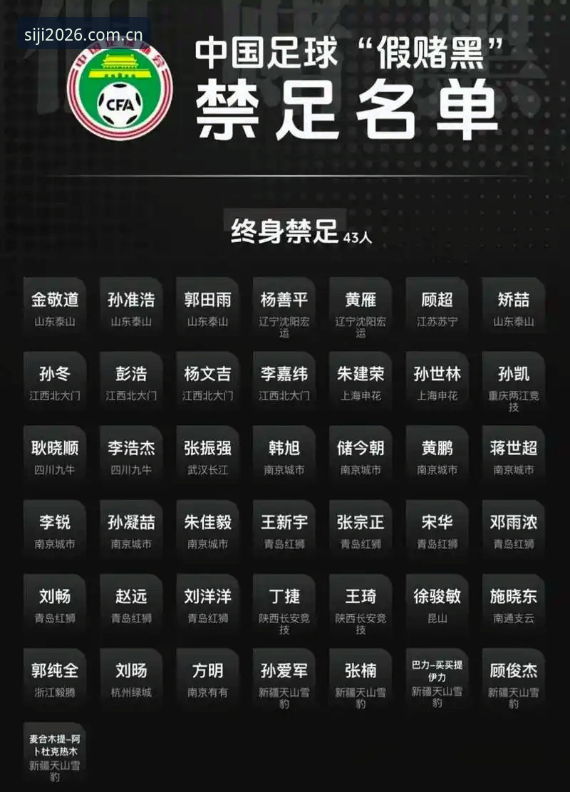 四季娱乐平台必备 揭秘足坛禁足名单背后:65人黑幕曝光,四季娱乐平台必备观赛指南